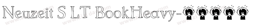 Neuzeit S LT BookHeavy字体转换